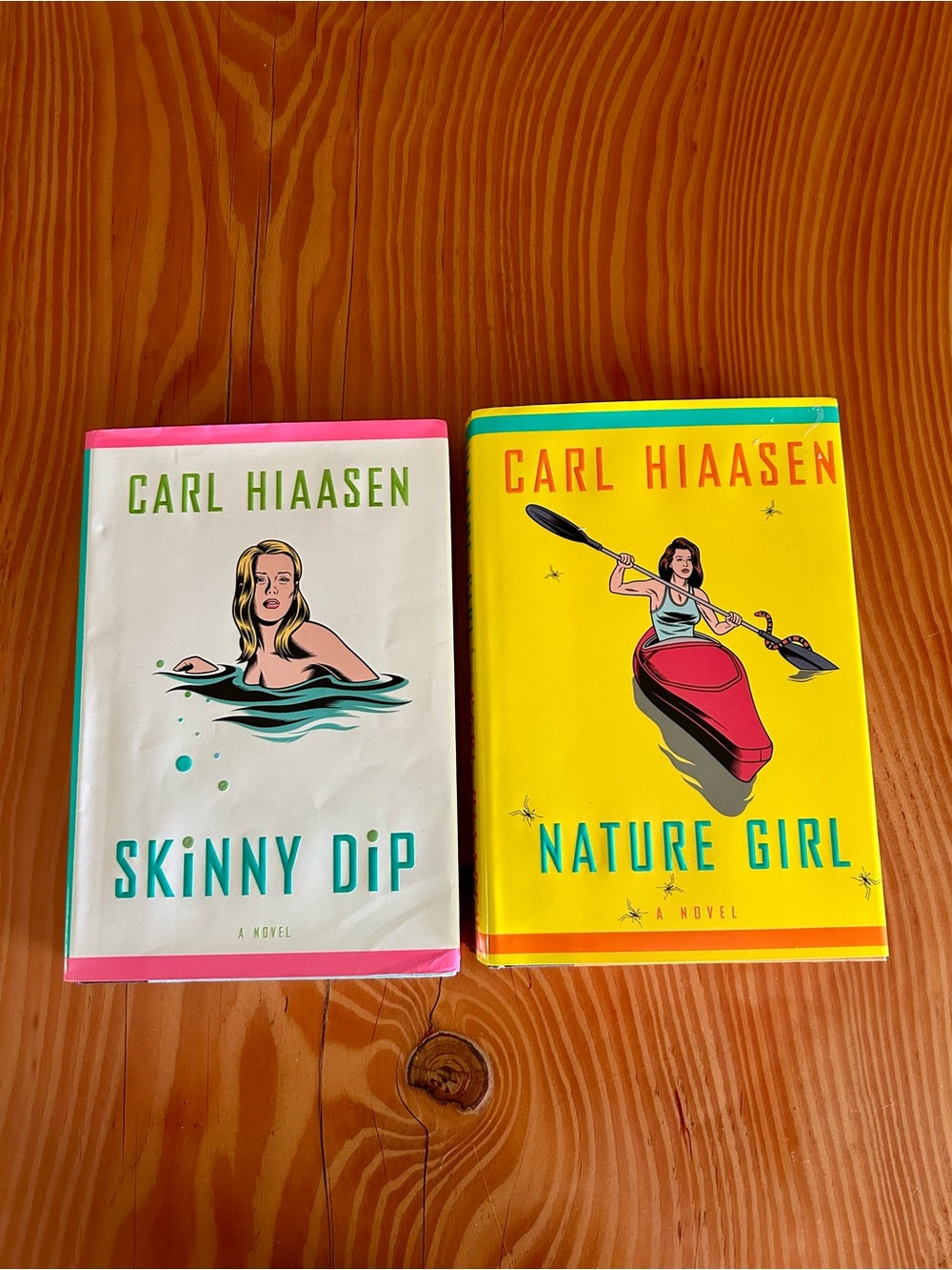 Carl Hiaasen Skinny Dip & Nature Girl Set - Hardcover (with Deckle edges)